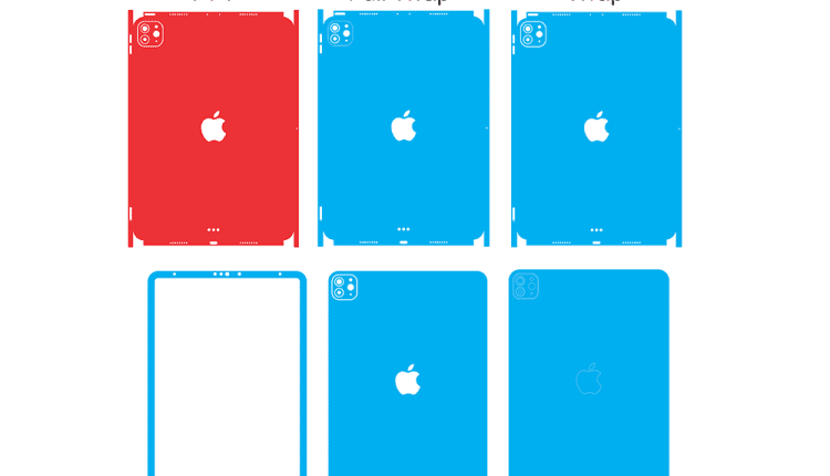 iPad Pro 11-inch Gen 3 Skin Template Vector Cut File