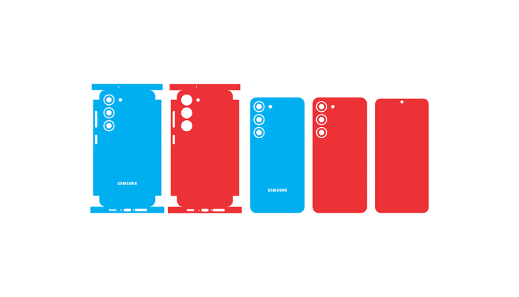 Samsung S23 Skin Template Vector Cut File
