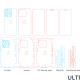 iPhone 15 Pro Skin Template Vector Cut File