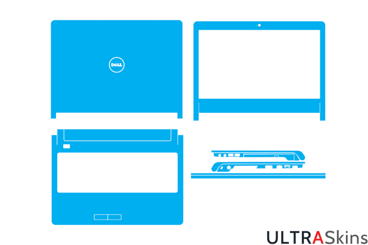 Dell Inspiron 1464 Skin Template Vector Cut File