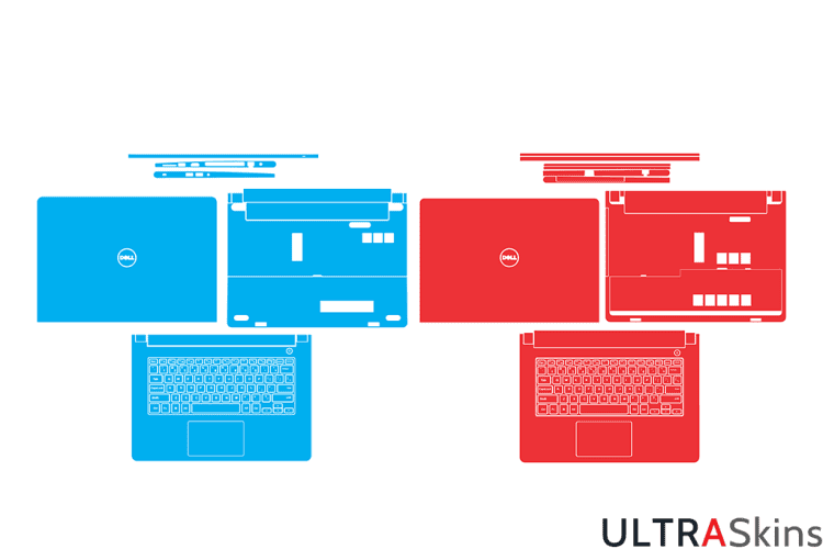 Dell Inspiron 3451 - 3452 - 3458 - 3459 Skin Template