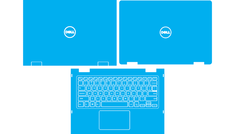 Dell Inspiron 5368 - 5378 - 5379 - 7368 P69G Skin Template