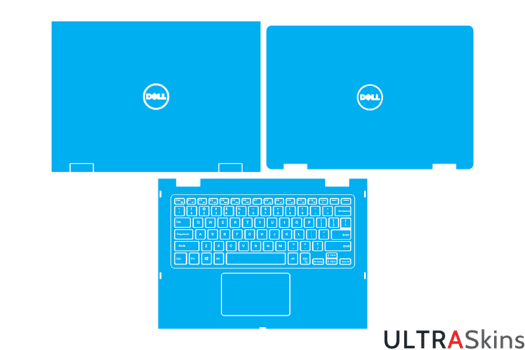 Dell Inspiron 5368 - 5378 - 5379 - 7368 P69G Skin Template
