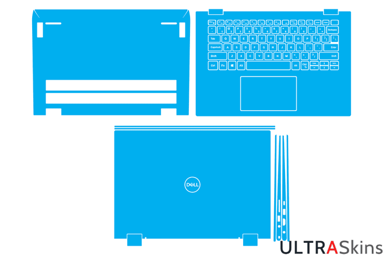 Dell Inspiron 5400 - 5406 - 7405 - P126G Skin Template