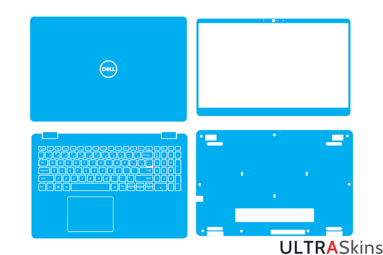 Dell Inspiron 5584 P85F Skin Template Vector Cut File
