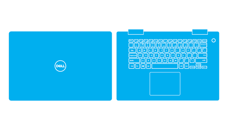 Dell Inspiron 7570 - 7580 - P70F Skin Template