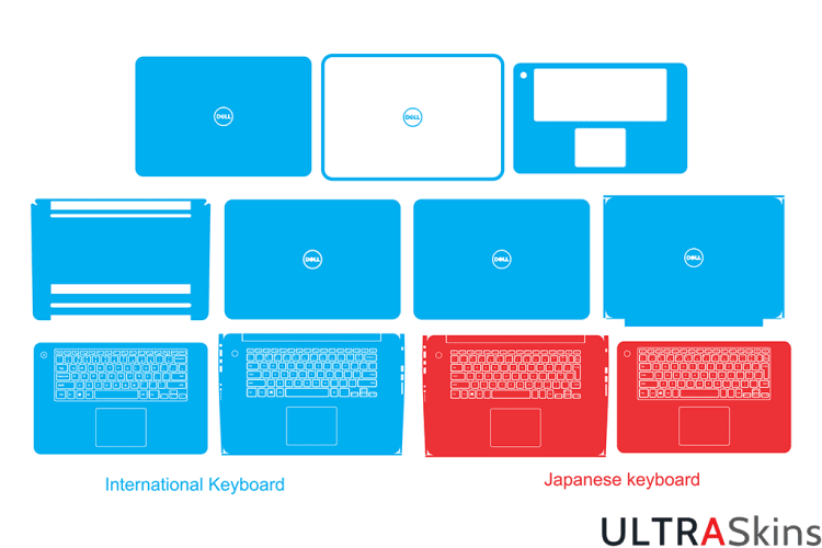 Dell Precision M3800 - XPS 15 9530 P31F Skin Template
