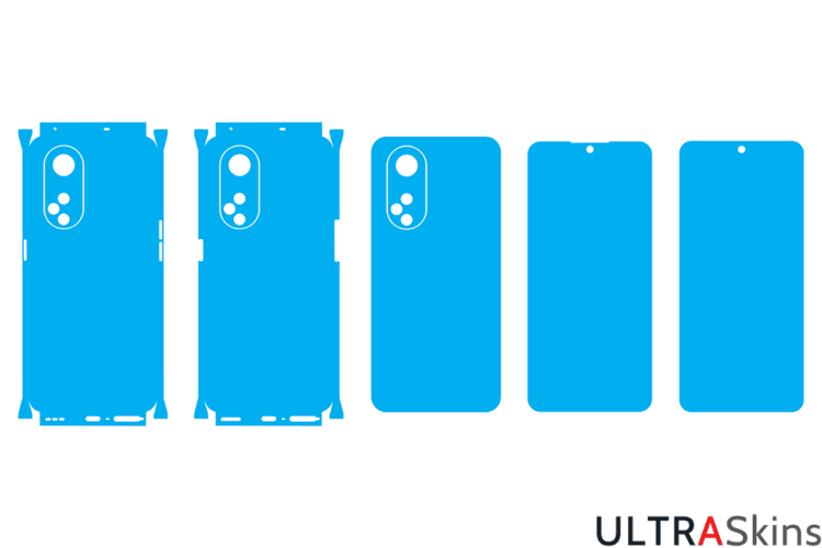 OPPO Reno 8T 5G Skin Template Vector Cut File