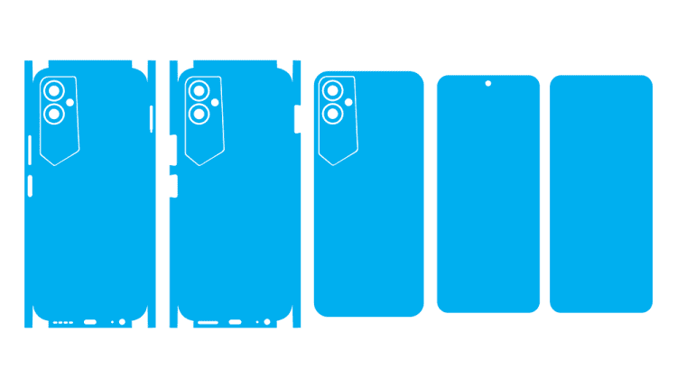 Tecno Pova Neo 2 Skin Template Vector Cut File
