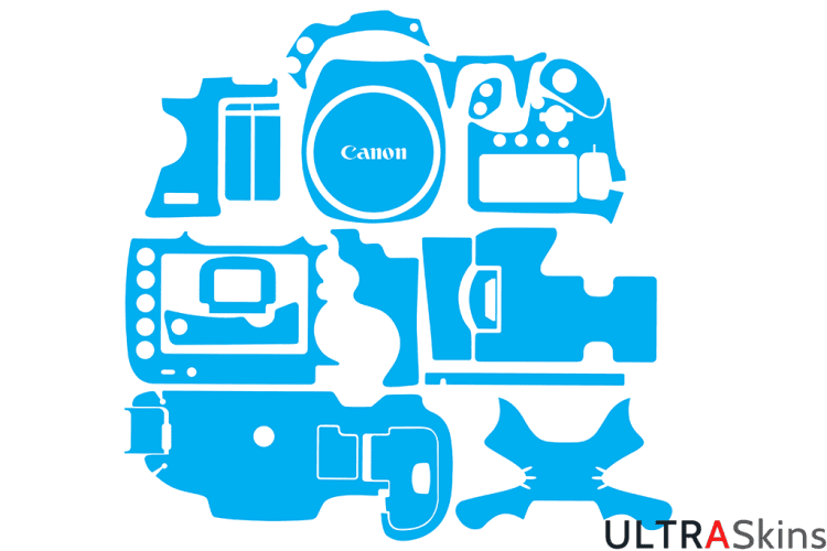 Canon 5D Mark III Skin Template Vector