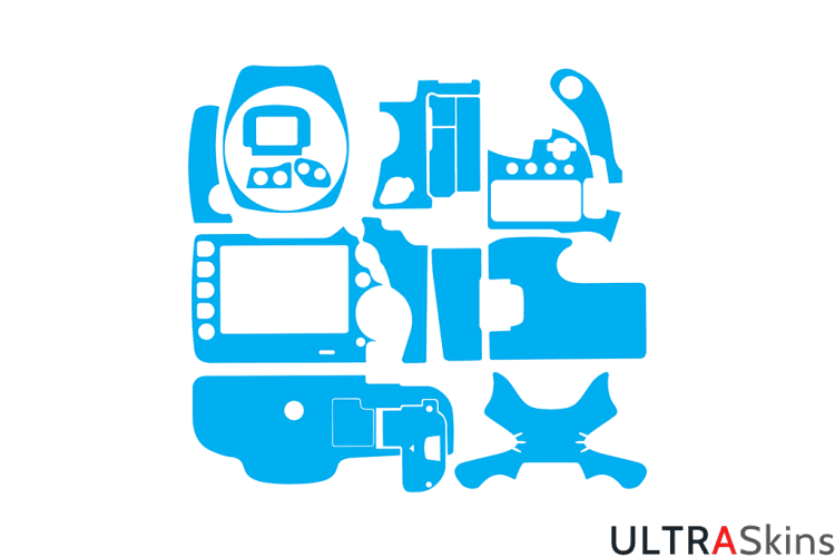 Canon 5D Mark IV Skin Template Vector