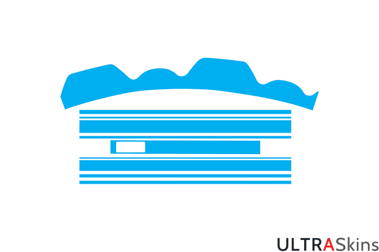 Canon EF 24-105mm F4L IS USM Skin Template Vector