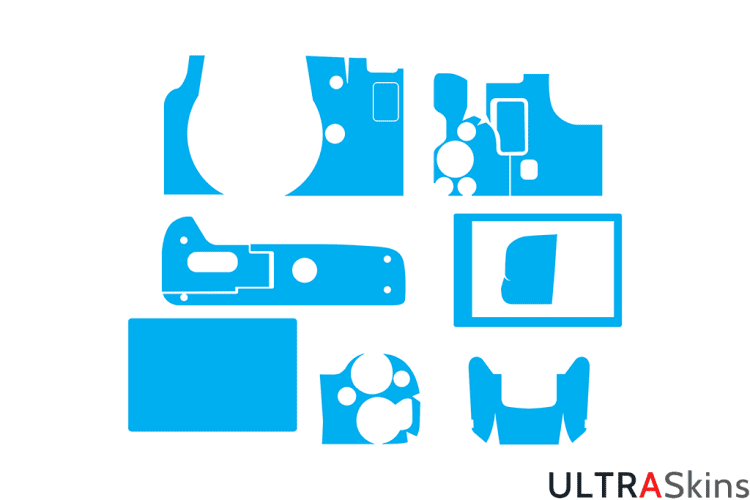 Canon EOS M50 Skin Template Vector