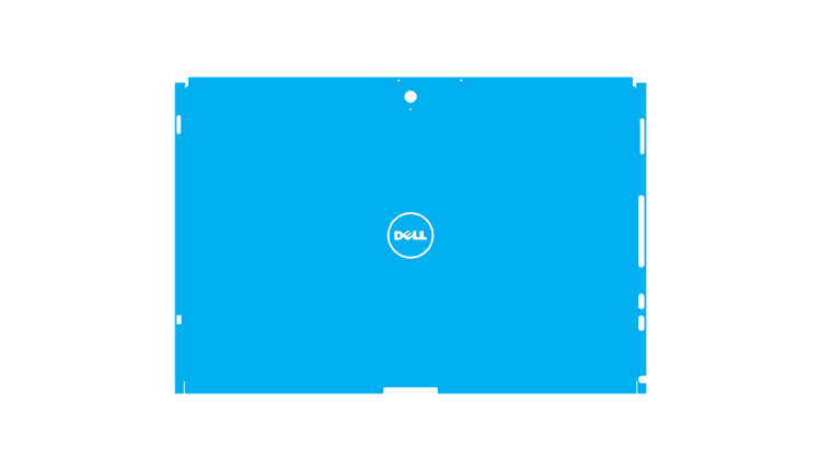 Dell Latitude T02H Skin Template Vector