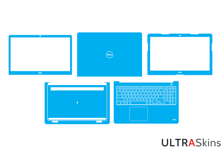 Dell Latitude 3550 - P38F Skin Template Vector