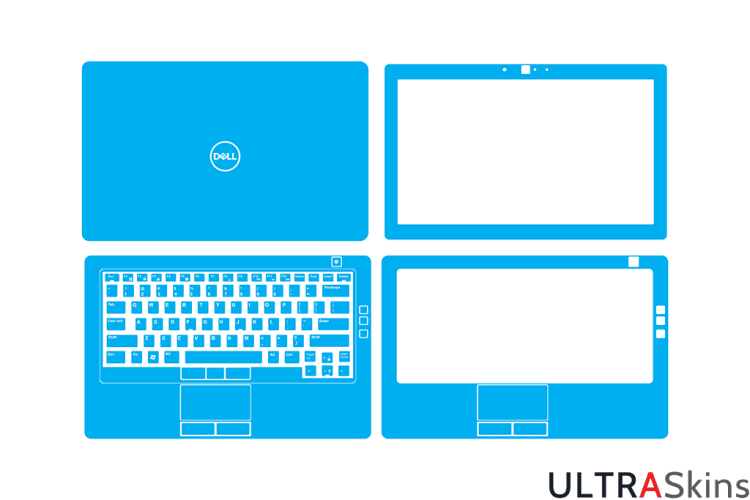 Dell Latitude E6320 - P12S Skin Template Vector