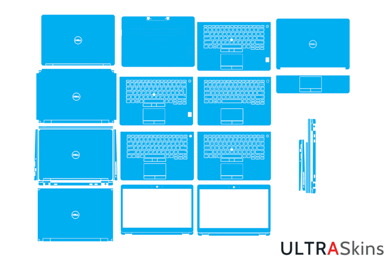 Dell Latitude E7470 - P61G Skin Template Vector
