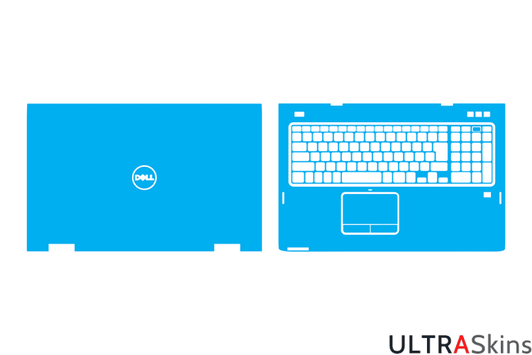 Dell Vostro 3750 - P13E Skin Template Vector
