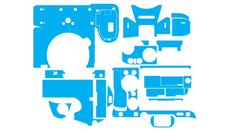 Sony Alpha A7 Mark III Skin Template Vector