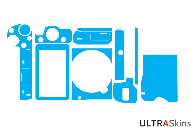 Sony Alpha NEX-5R Skin Template Vector
