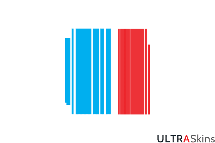 Canon EF-S 55-250mm f/4-5.6 IS STM Skin Template Vector