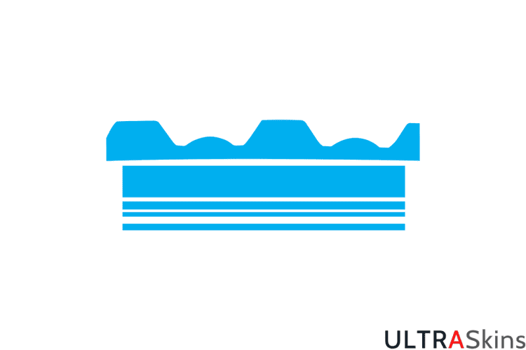 Fujifilm XF 16mm f/1.4 R WR Skin Template Vector