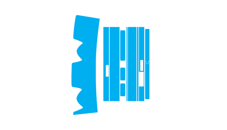 Nikon AF-Nikkor 80-200mm f/2.8D ED Skin Template Vector