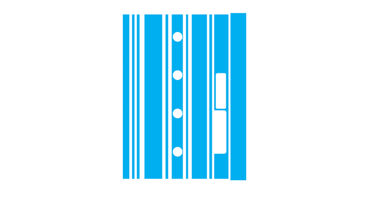 Nikon AF-S 70-200mm f2.8G ED VR 4 Skin Template Vector