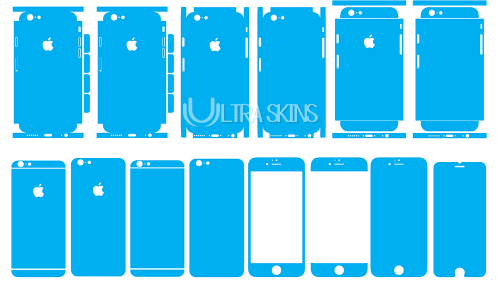 iPhone 2G Skin Template Vector Cut File - ULTRASkins.Net