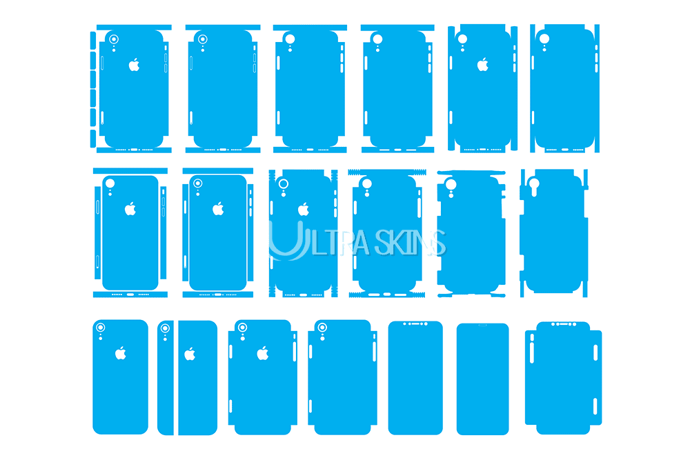 IPhone XR Skin Template Vector Cut File ULTRASkins Net