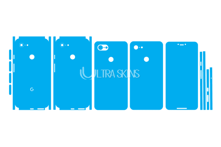 Google Pixel 3 XL Skin Template Vector Cut File - ULTRASkins.Net